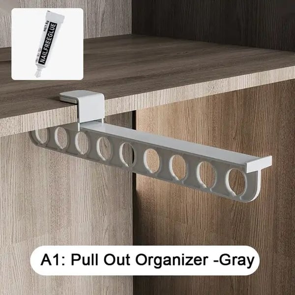 Adjustable Double-Hang Closet Rod