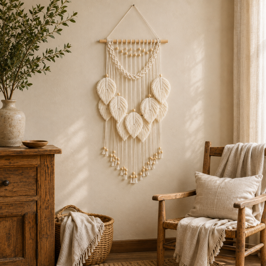 Textured Woven Wall Hanging in Five Designs