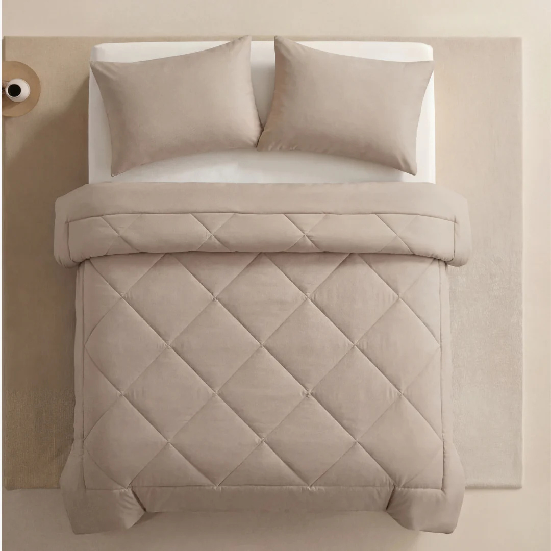 All-in-One Microfiber Comforter in Two Sizes