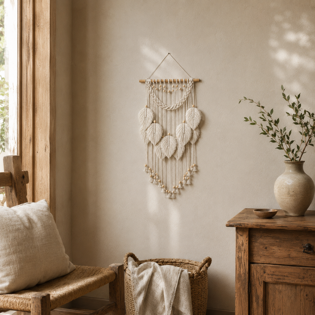 Textured Woven Wall Hanging in Five Designs