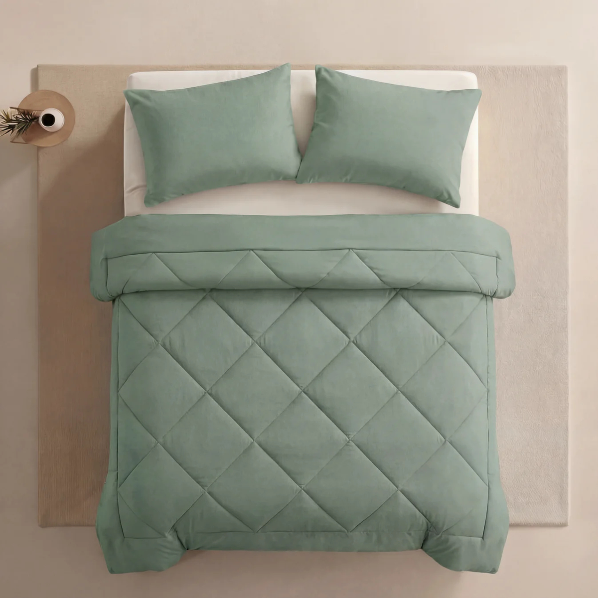 All-in-One Microfiber Comforter in Two Sizes