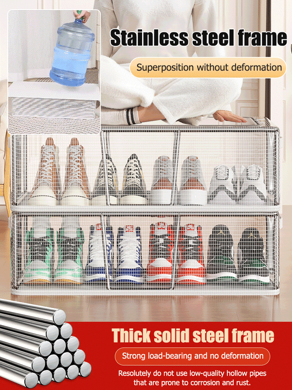 Foldable Shoe and Clothing Organizer