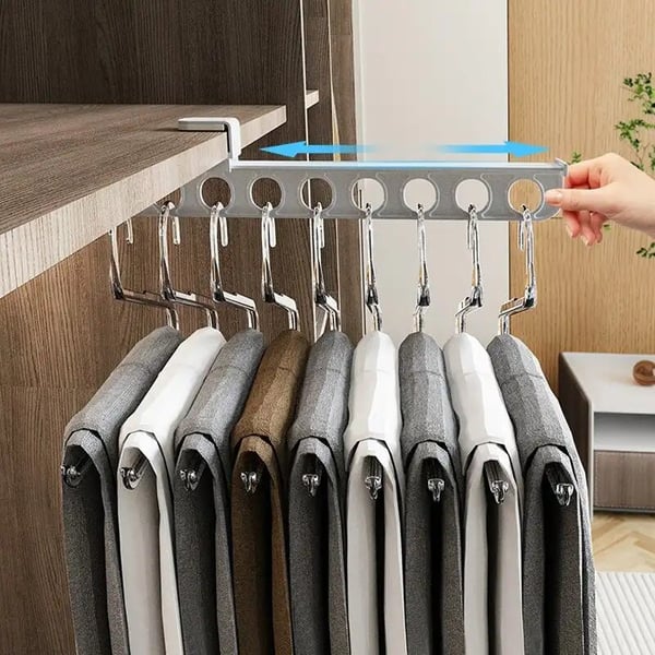 Adjustable Double-Hang Closet Rod