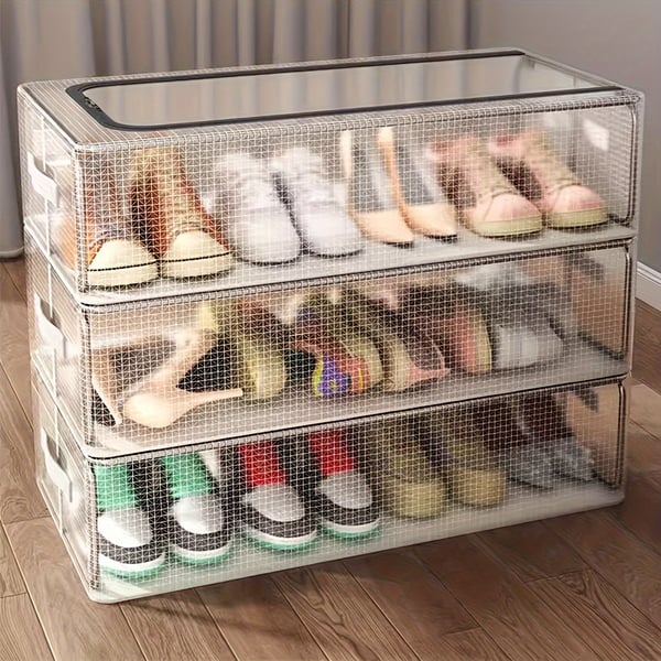 Foldable Shoe and Clothing Organizer