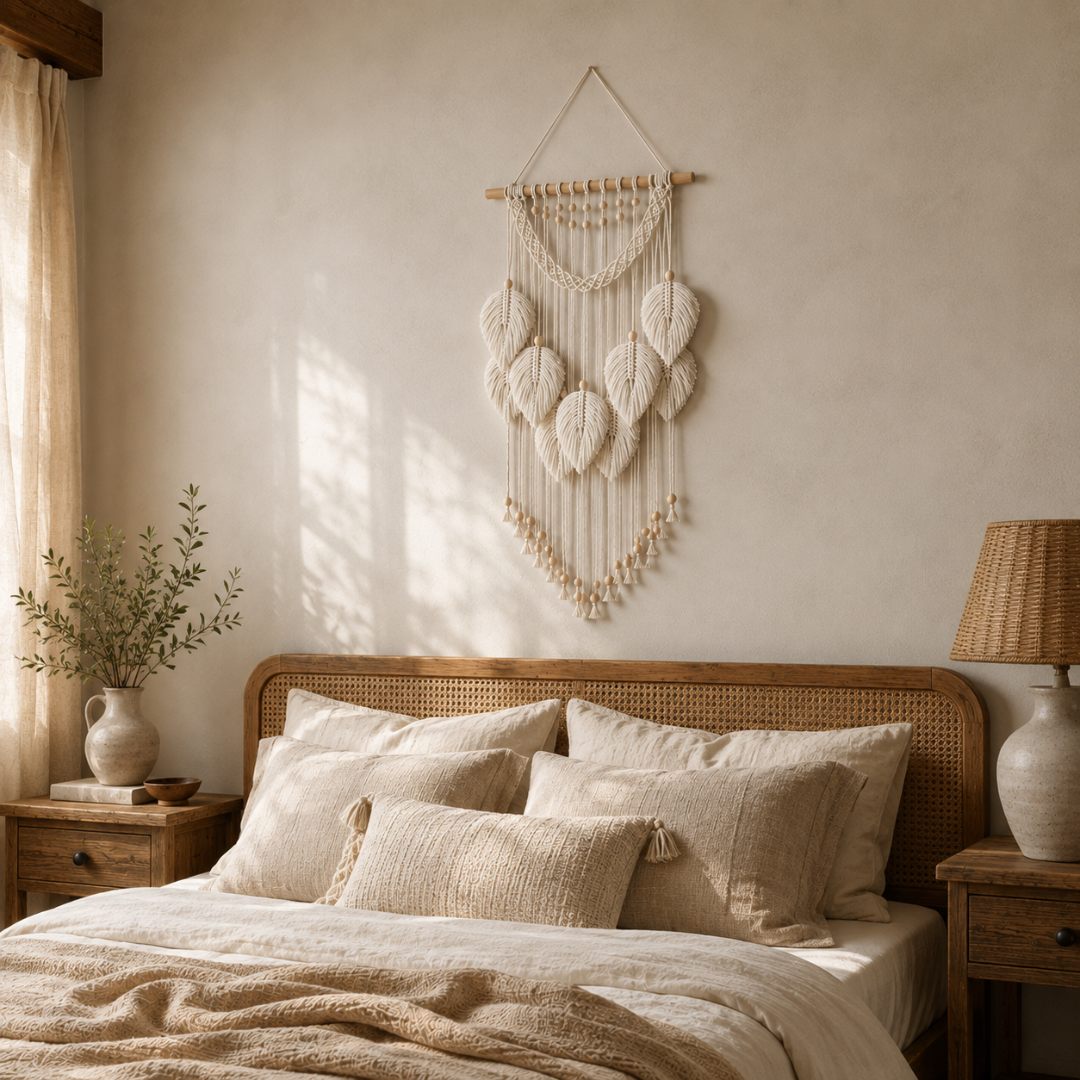 Textured Woven Wall Hanging in Five Designs