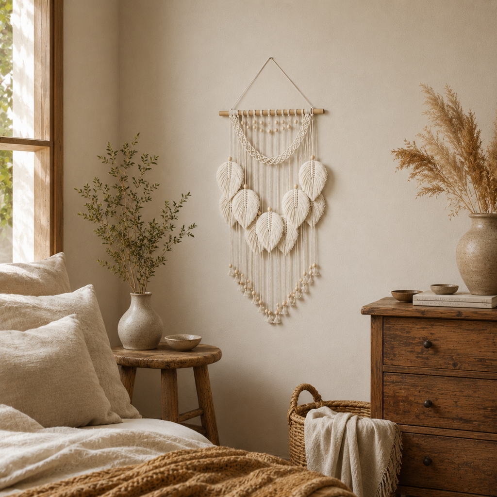 Textured Woven Wall Hanging in Five Designs