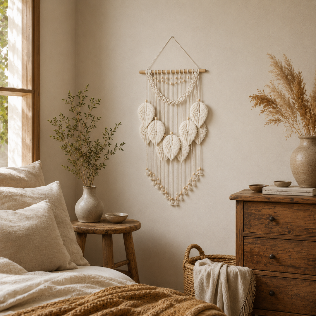 Textured Woven Wall Hanging in Five Designs