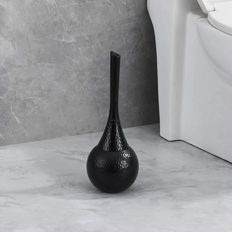 Sculpted Toilet Brush and Enclosed Holder