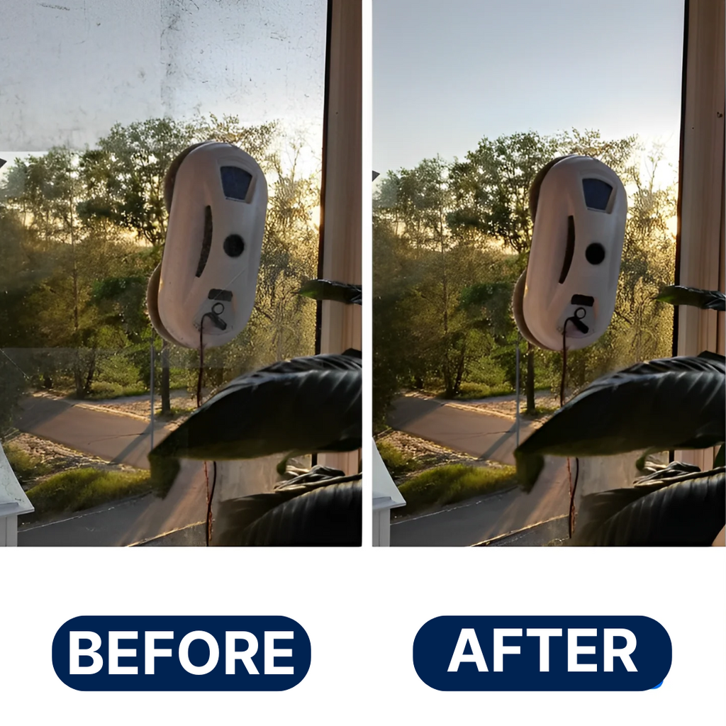 Automatic Window-Cleaning Robot with Safety Cable