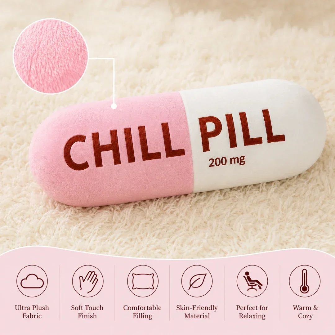 Plush Capsule Bolster Pillow in Two Lengths