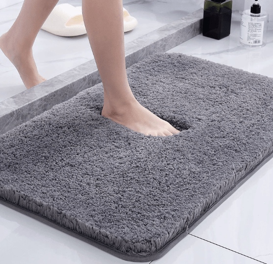 Thick Plush Bath Mat in Four Colors