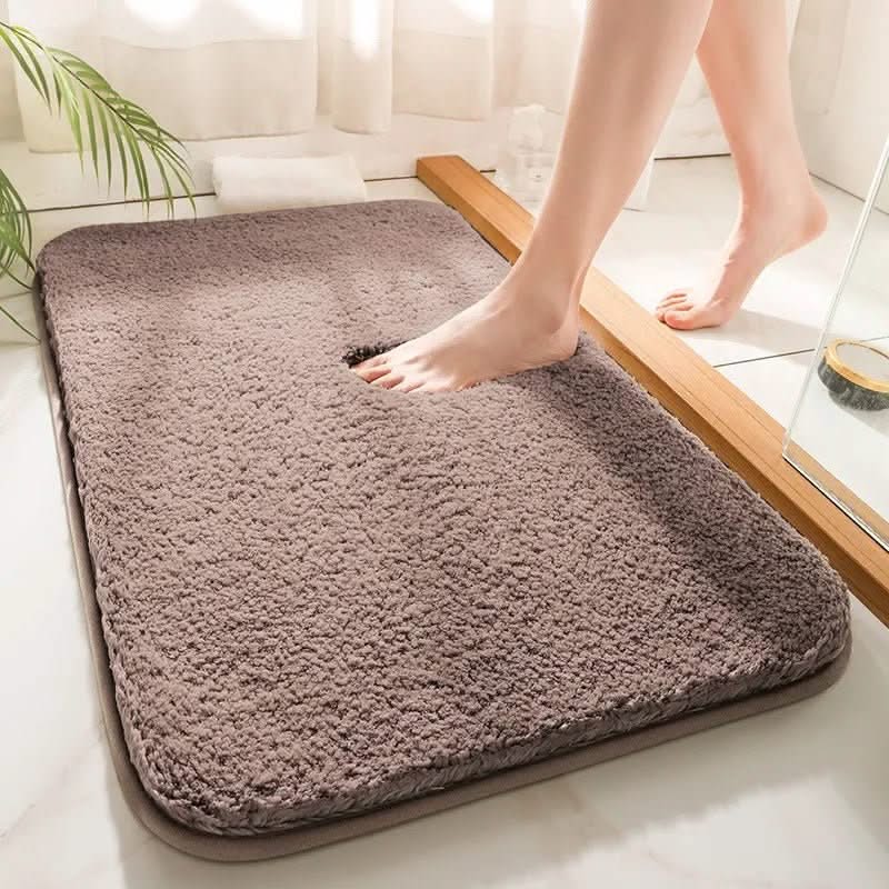 Thick Plush Bath Mat in Four Colors