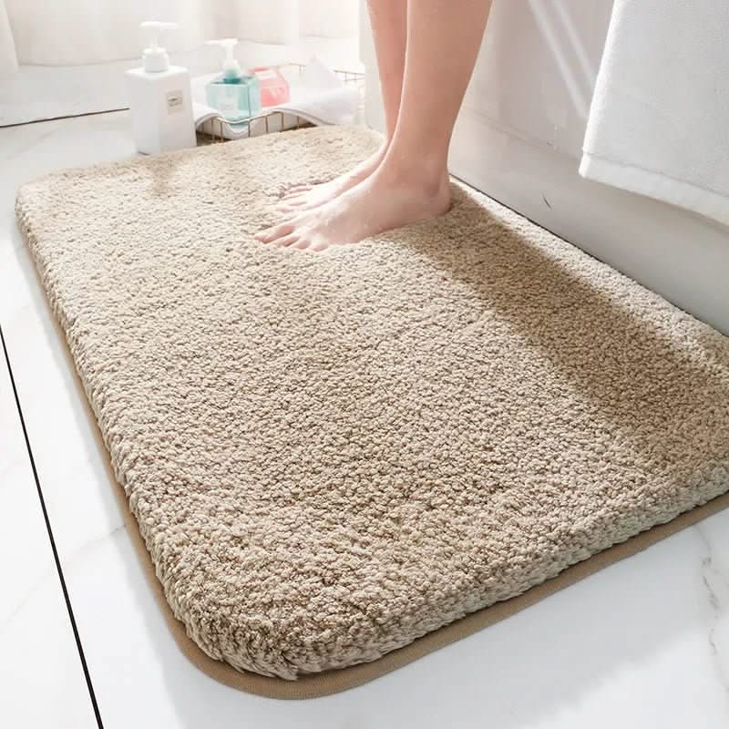Thick Plush Bath Mat in Four Colors