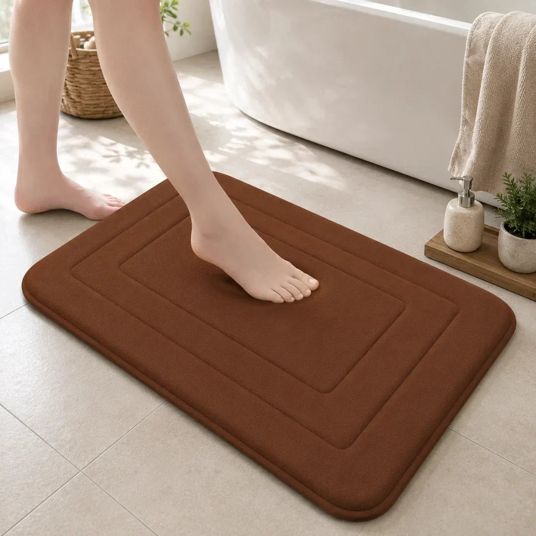 Soft Fleece Bath Mat, 40 × 60 cm