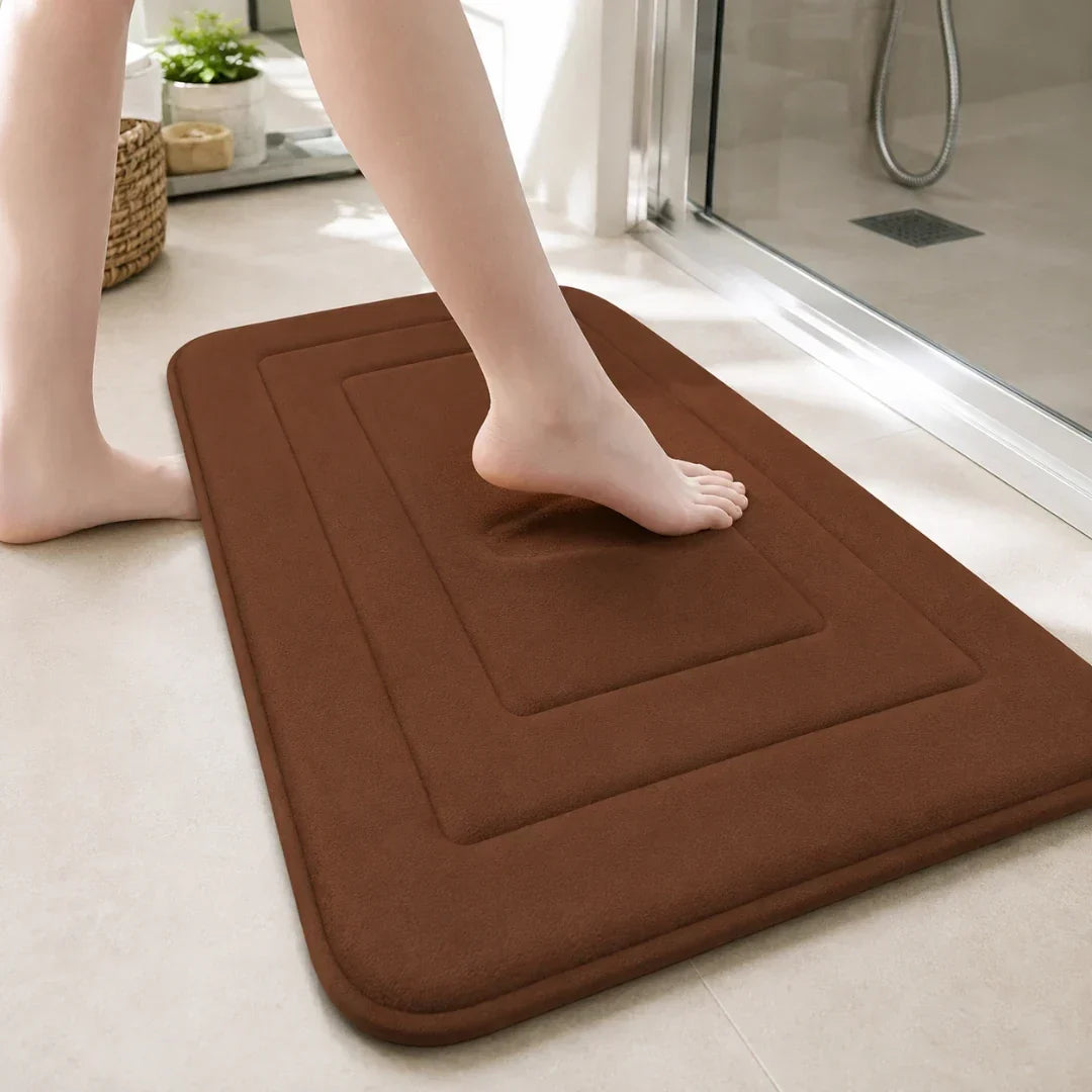 Soft Fleece Bath Mat, 40 × 60 cm