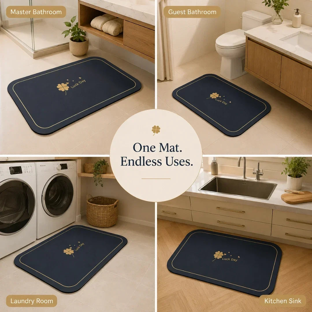 Diatomite Stone Bath Mat in Four Sizes