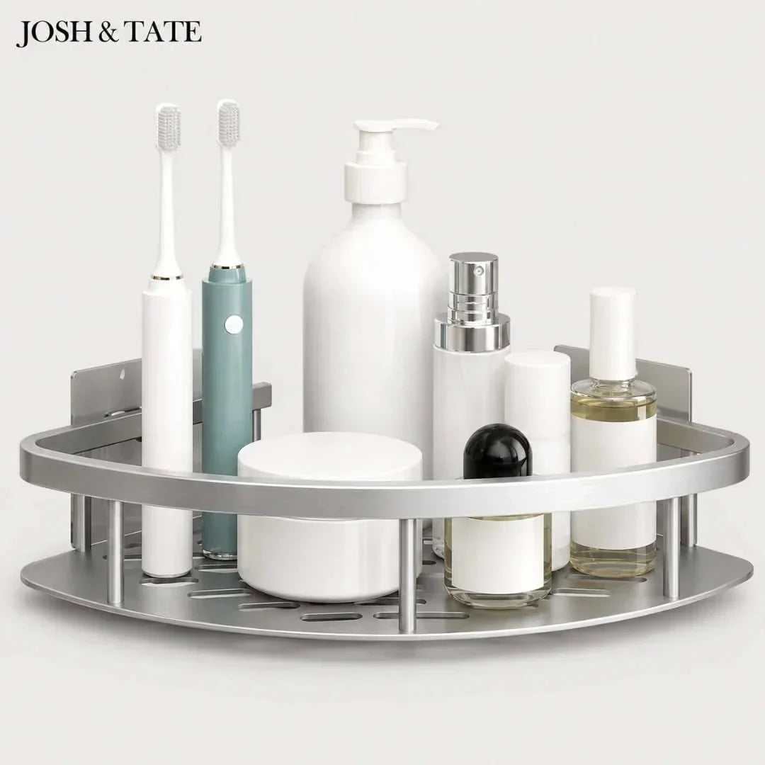 No-Drill Adhesive Corner Shower Caddy