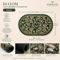 Fast-Drying Diatomite Stone Bath Mat in Two Sizes