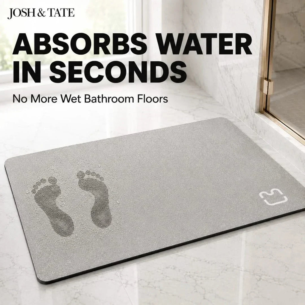 Non-Slip Diatomite Bath Mat in Six Colors