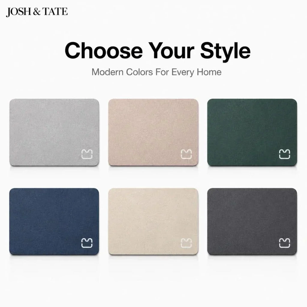 Non-Slip Diatomite Bath Mat in Six Colors