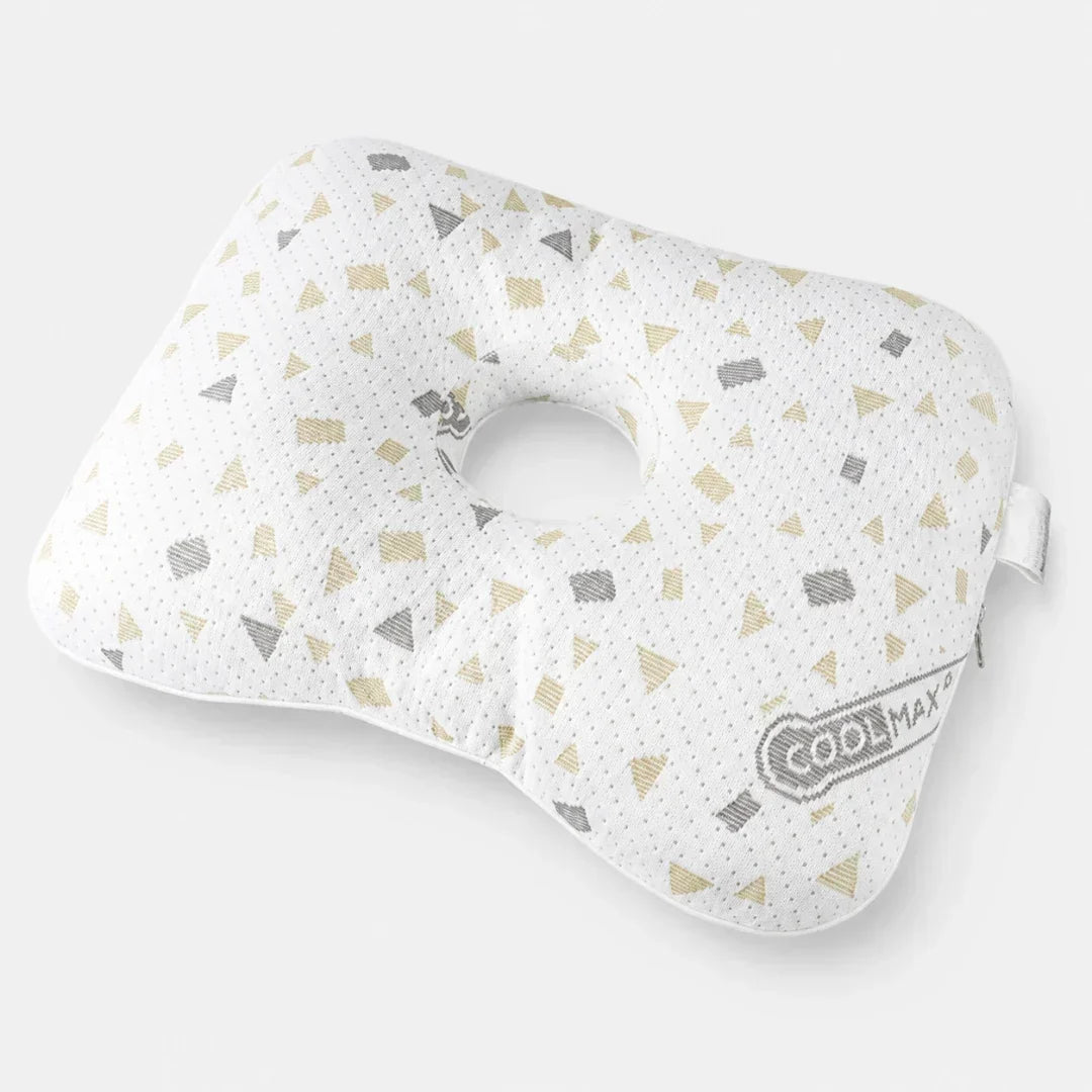 Side-Sleeper Ear Pillow with Central Hollow