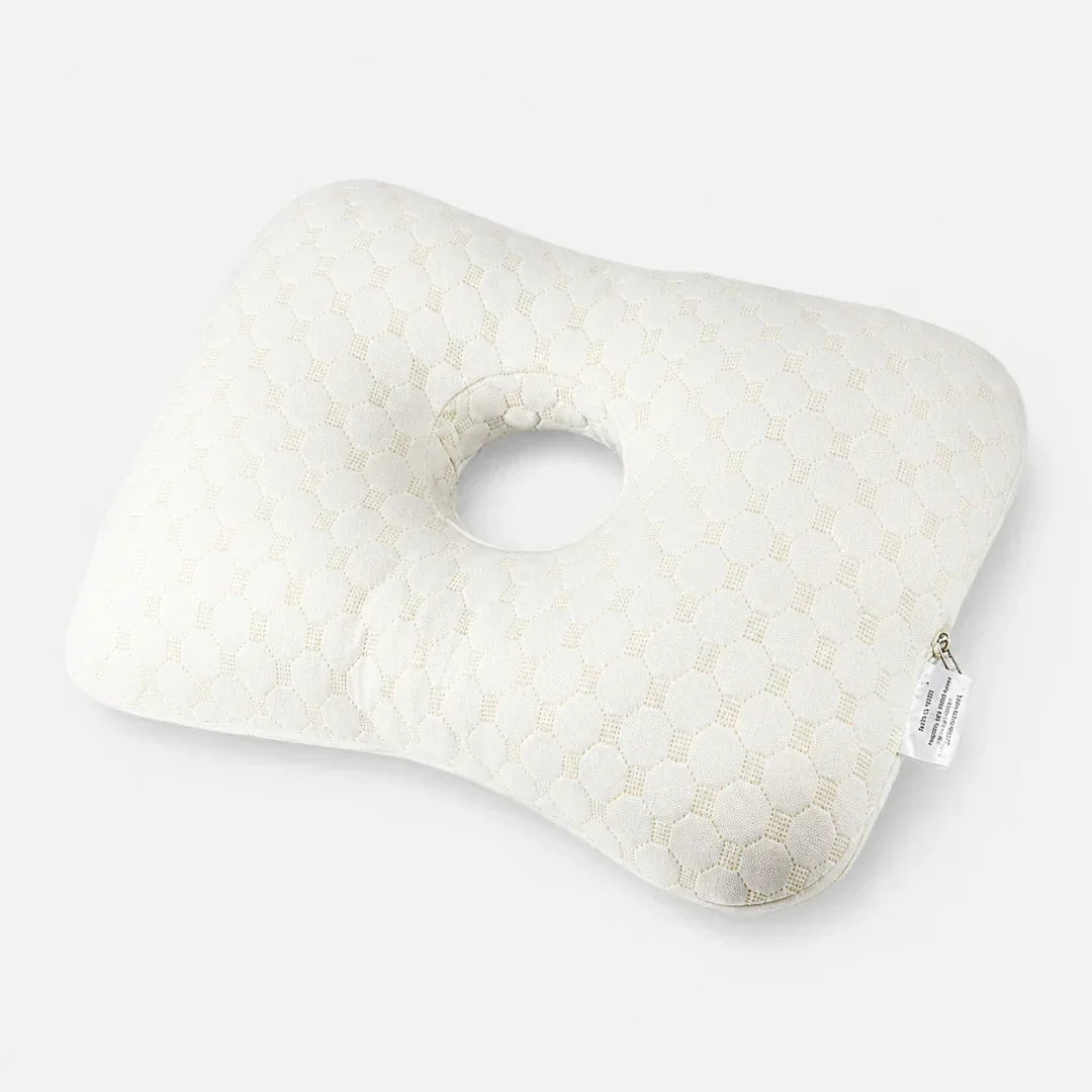 Side-Sleeper Ear Pillow with Central Hollow