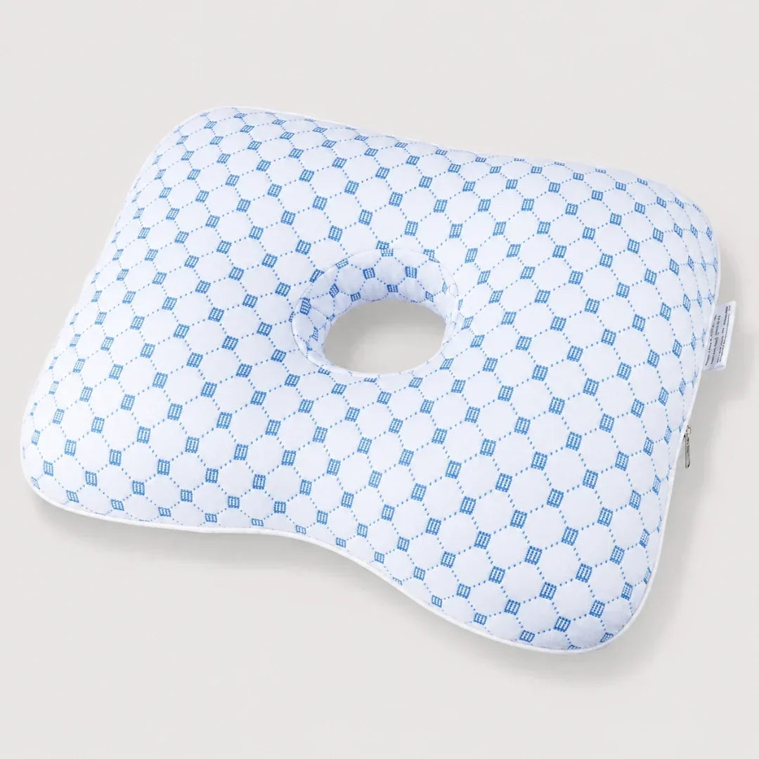 Side-Sleeper Ear Pillow with Central Hollow