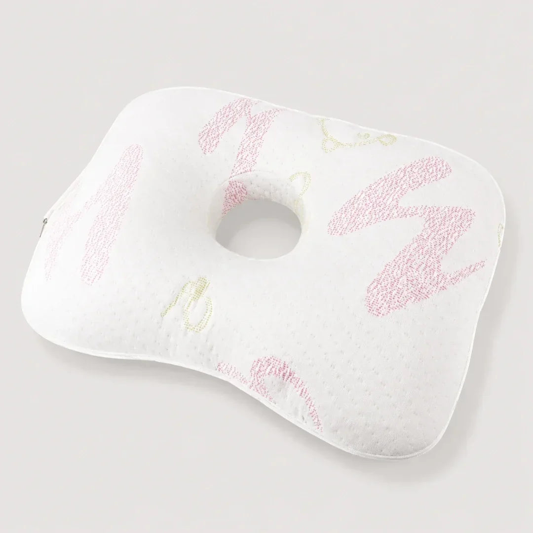 Side-Sleeper Ear Pillow with Central Hollow