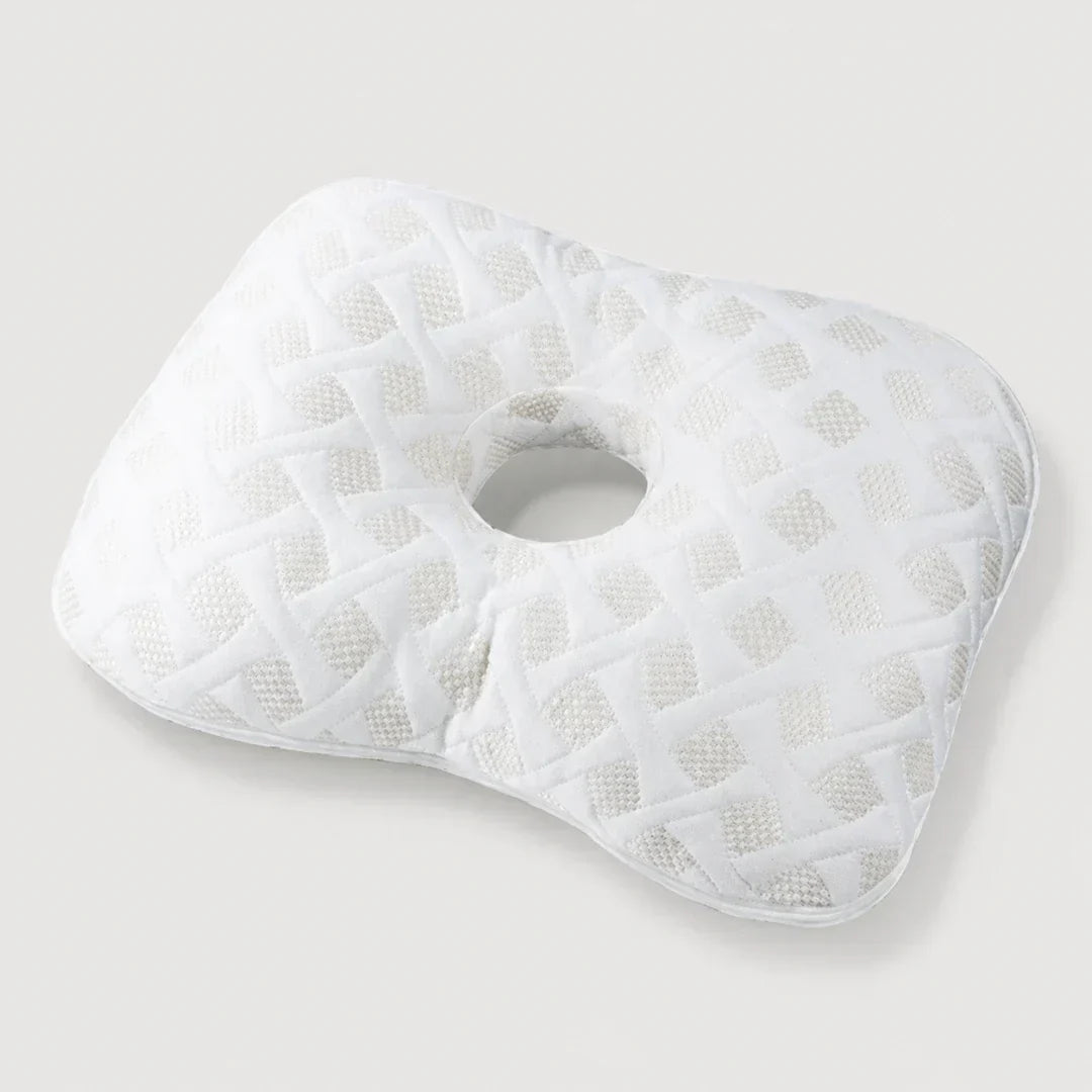 Side-Sleeper Ear Pillow with Central Hollow
