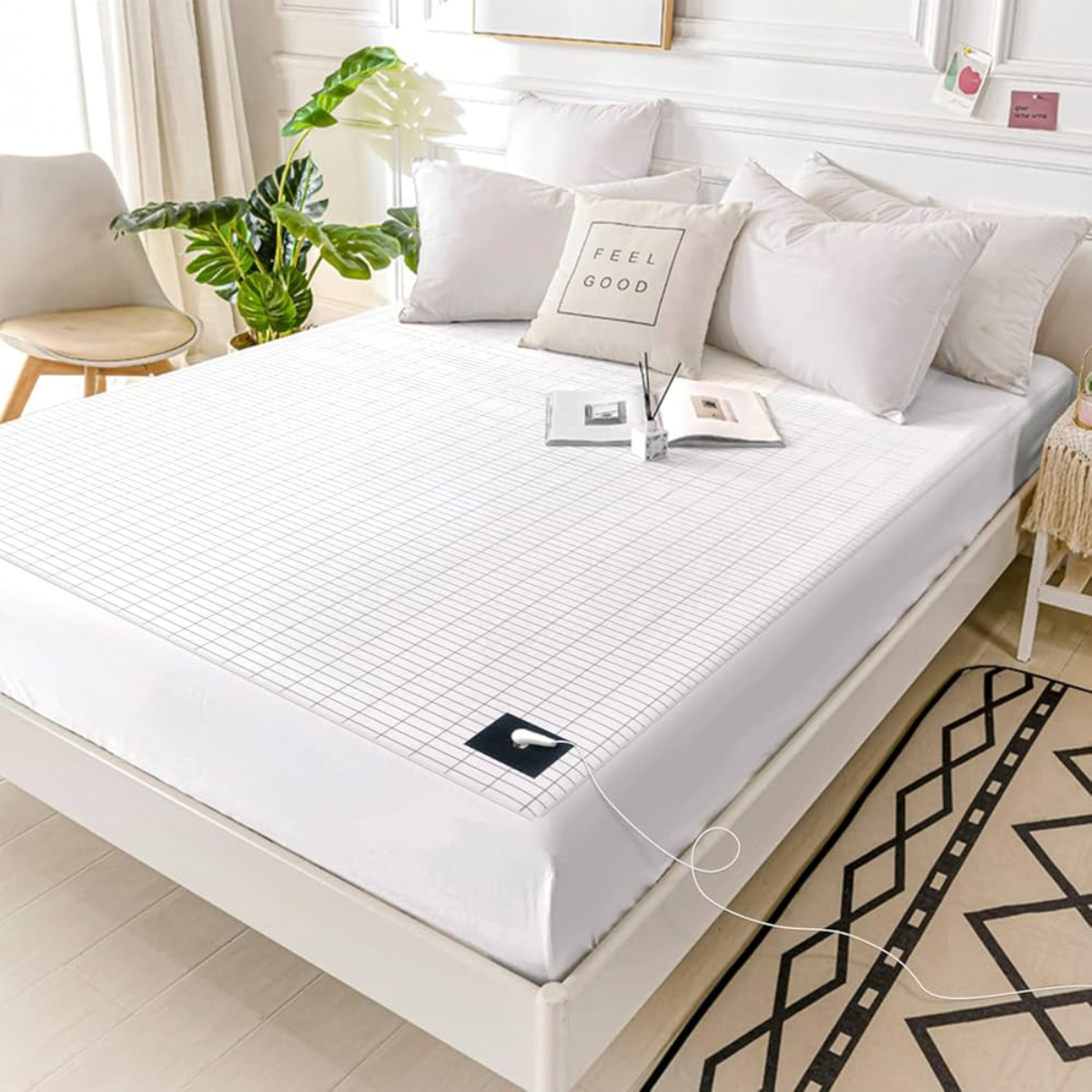 Conductive Grounding Bed Sheet, Flat or Fitted