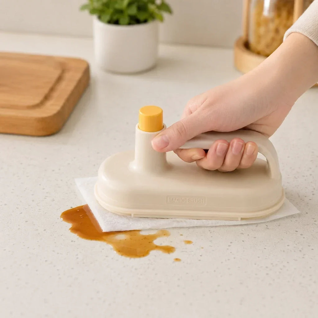 Refillable Cleaning Wand with 50 Wipes or Cloths