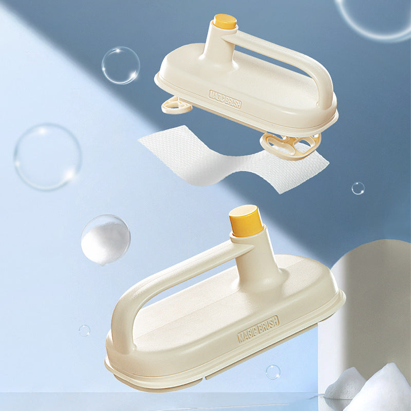 Refillable Cleaning Wand with 50 Wipes or Cloths
