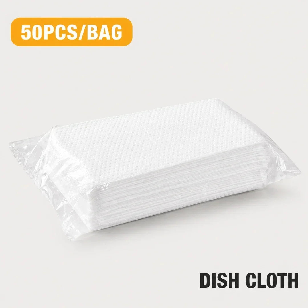 Refillable Cleaning Wand with 50 Wipes or Cloths