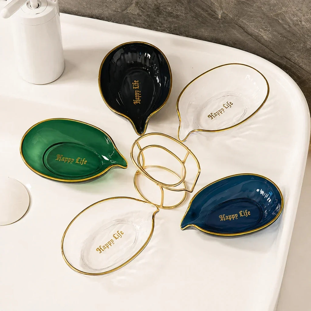 Draining Soap Dish for Bar Soap and Solid Shampoo