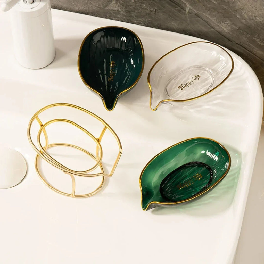 Draining Soap Dish for Bar Soap and Solid Shampoo