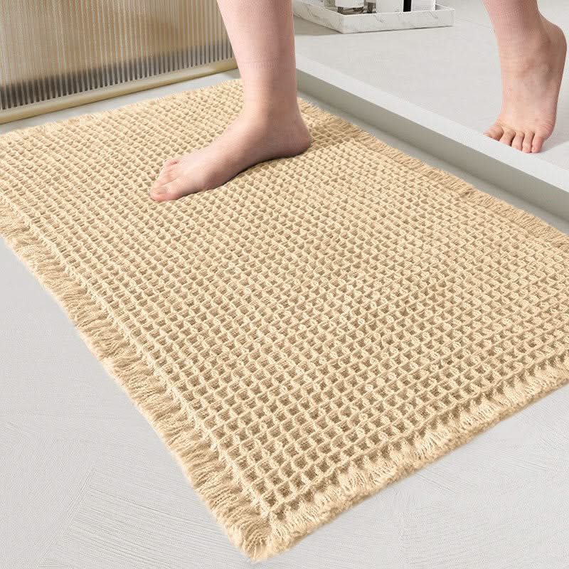 Waffle-Weave Bath Mat in Four Sizes