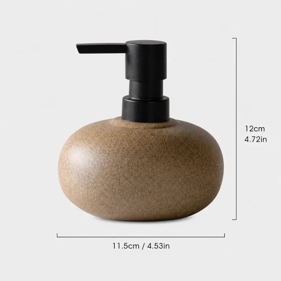Matte Stoneware Soap Dispenser, 300 mL
