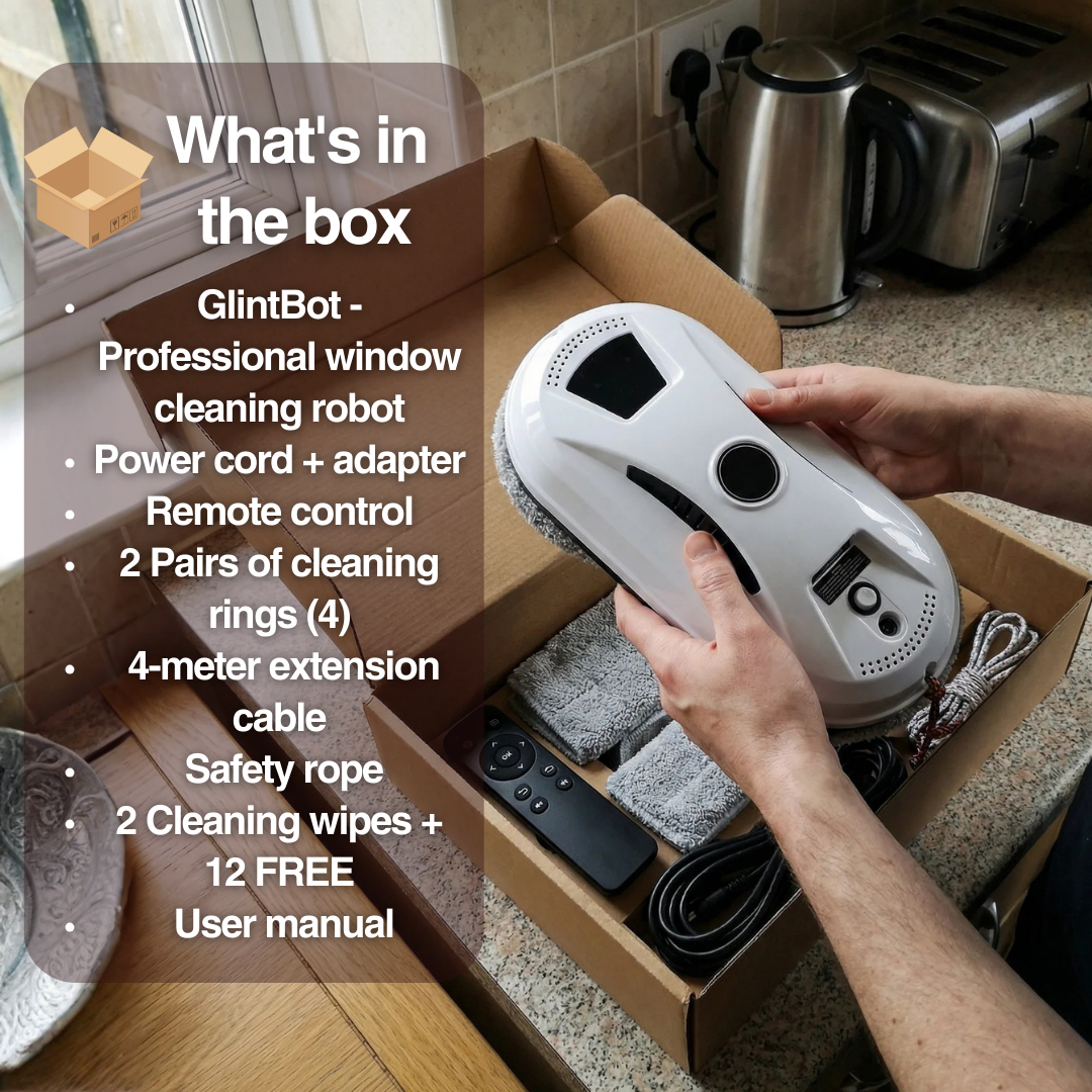 Automatic Window-Cleaning Robot with Safety Cable