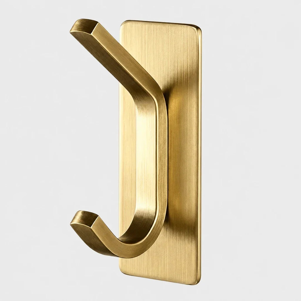 Minimalist Solid Steel Wall Hook in Three Finishes