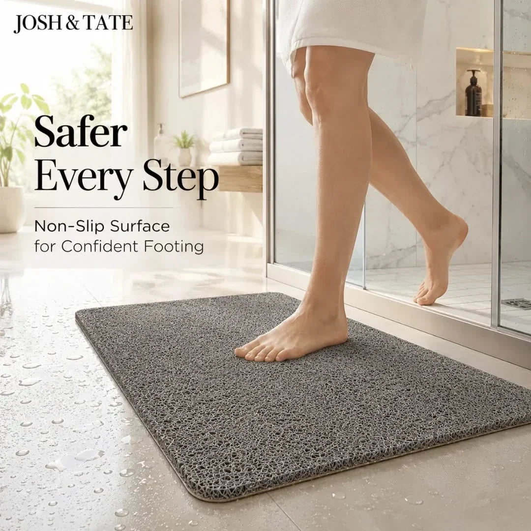 Absorbent Anti-Slip Bath Mat in Three Sizes