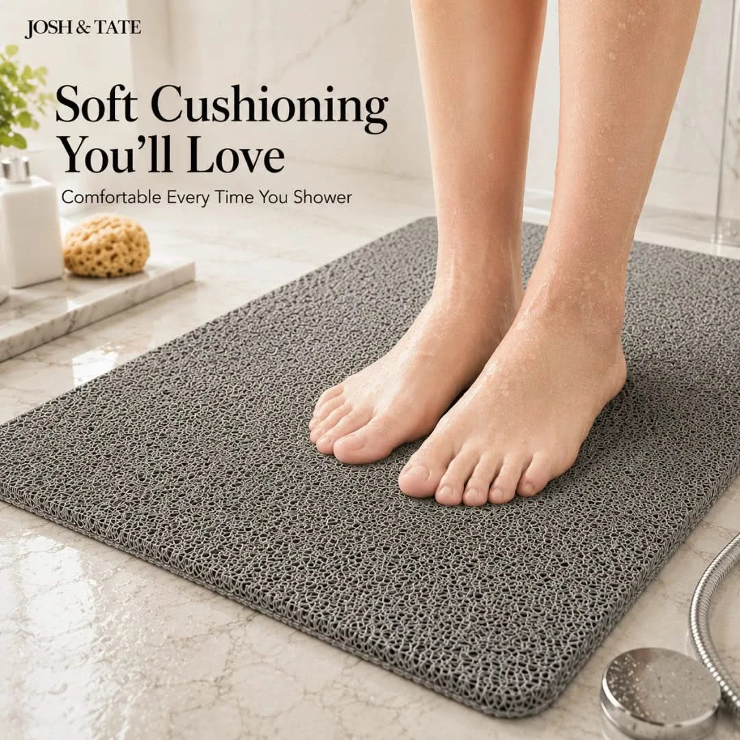 Absorbent Anti-Slip Bath Mat in Three Sizes