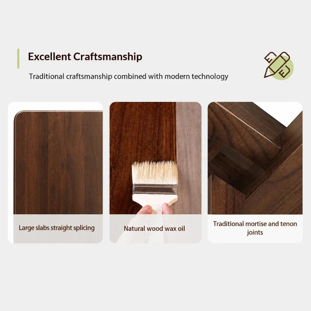 Solid Wood Wall Shelf with Two Hooks