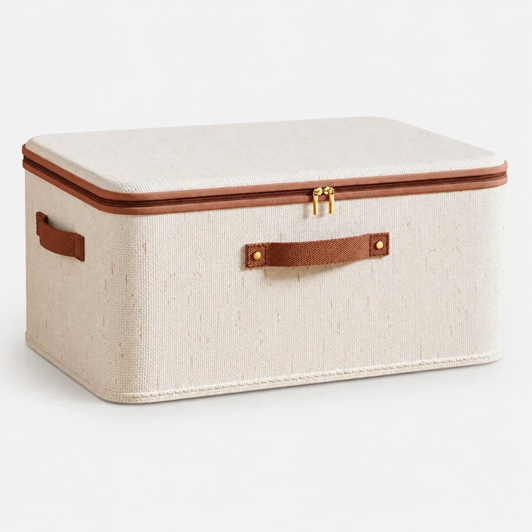 Zippered Fabric Storage Box, 8–56 L