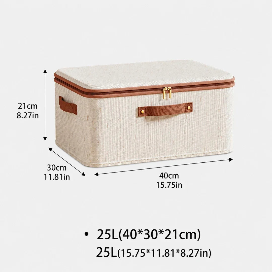Zippered Fabric Storage Box, 8–56 L