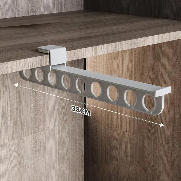 Adjustable Double-Hang Closet Rod