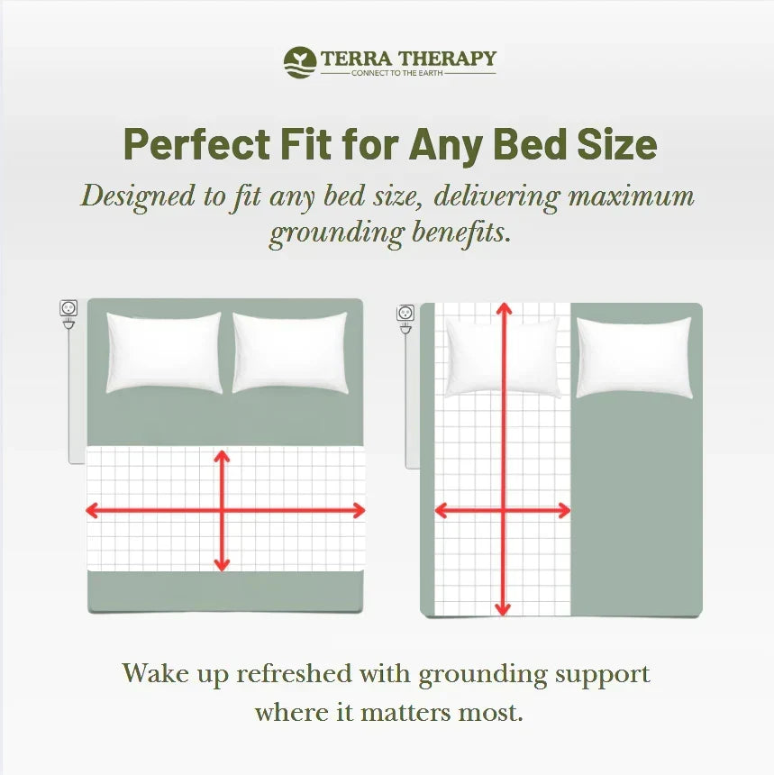 Conductive Grounding Bed Sheet, Flat or Fitted