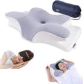 Butterfly-Shaped Contoured Memory Foam Pillow