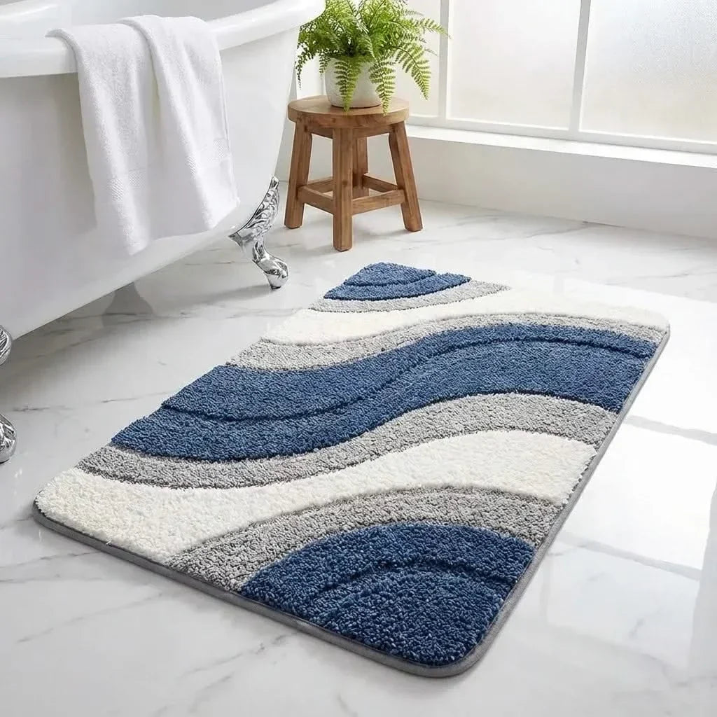 Soft Woven Bath Rug in Three Colorways