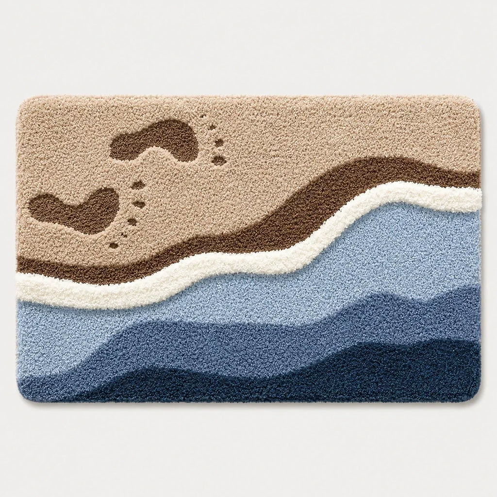 Patterned Plush Bath Mat in Five Designs