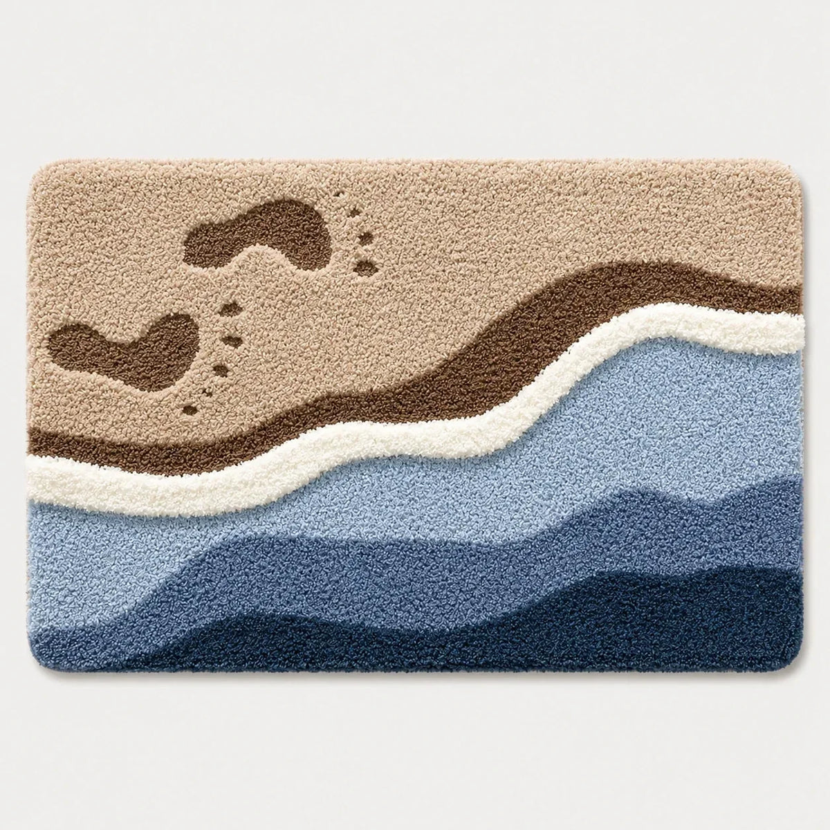 Patterned Plush Bath Mat in Five Designs